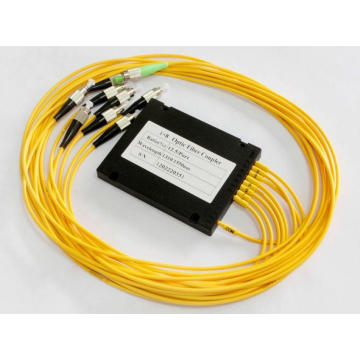 1x8 low Einfügungsverlust faseroptik plc splitter module mit FC connector